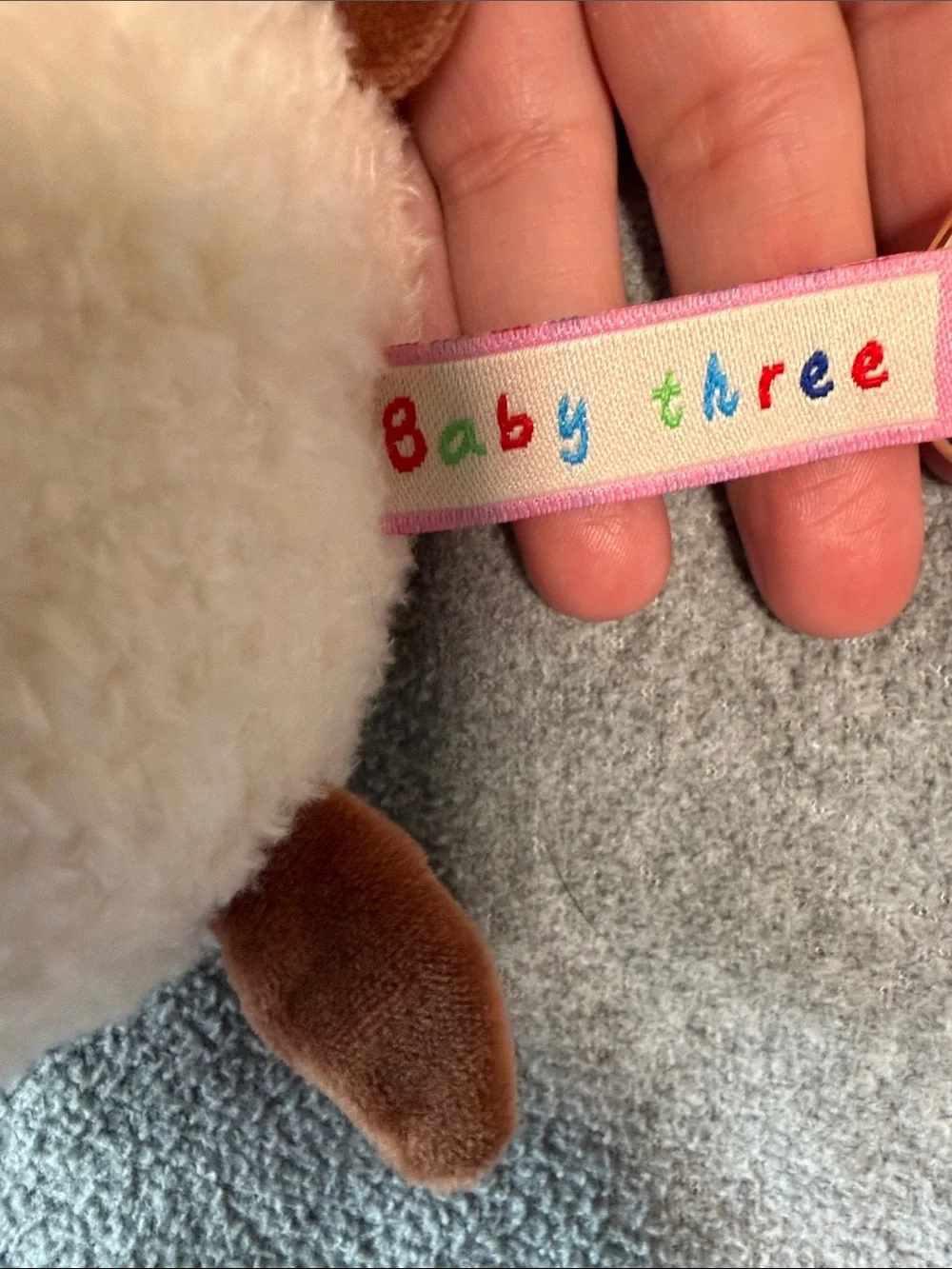 Baby Three - Plush Bee Keychain Doll - Collectible card included